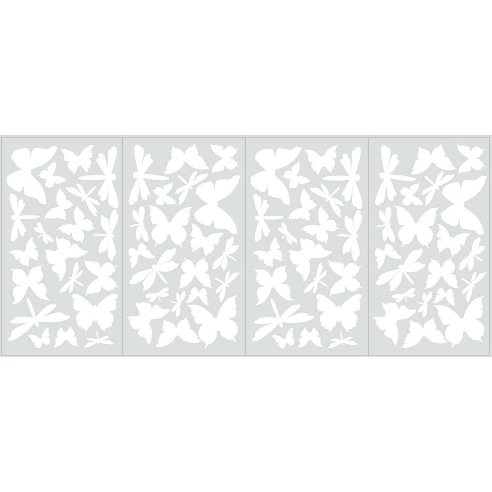 RoomMates Butterflies & Dragonflies Glow In The Dark Peel & Stick Wall Decals